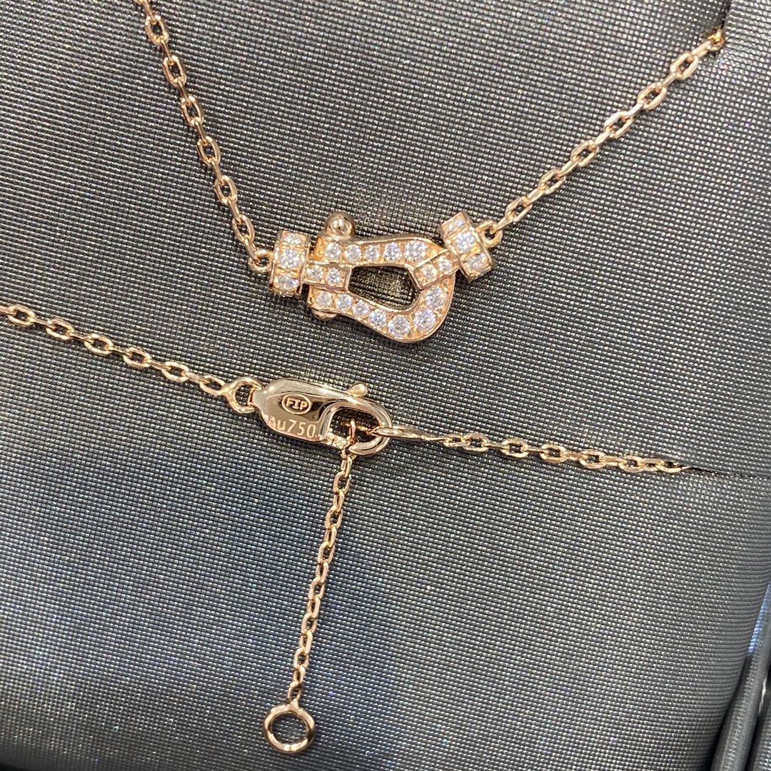 [Riva Jewelry ]FORCE 10 DIAMOND PINK GOLD NECKLACE MINI MODEL