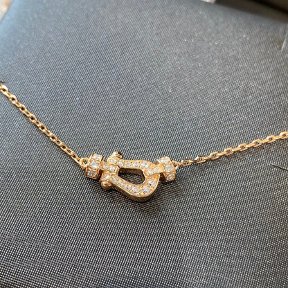 [Riva Jewelry ]FORCE 10 DIAMOND PINK GOLD NECKLACE MINI MODEL