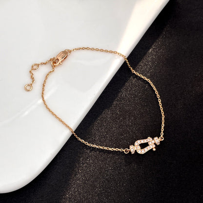 [Riva Jewelry ]FORCE 10 FULL DIAMOND BUCKLE CHAIN LINK MINI MODEL