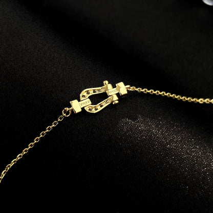 [Riva Jewelry ]FORCE 10 FULL DIAMOND BUCKLE CHAIN LINK MINI MODEL