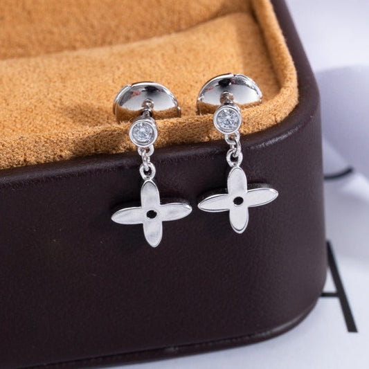 [Riva Jewelry]ヴィディル シルバー ダイヤモンド ミニドロップイヤリング