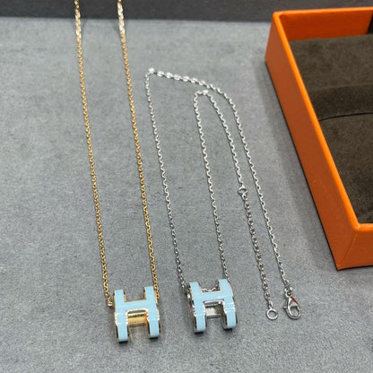 [Riva Jewelry]POP H HALSKEtte HIMMELBLAU