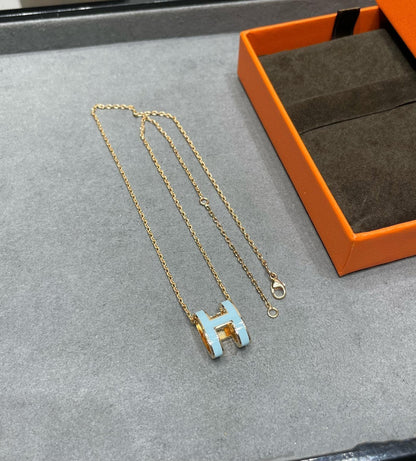 [Riva Jewelry]POP H HALSKEtte HIMMELBLAU
