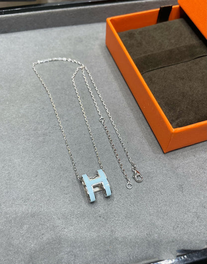 [Riva Jewelry]POP H HALSKEtte HIMMELBLAU