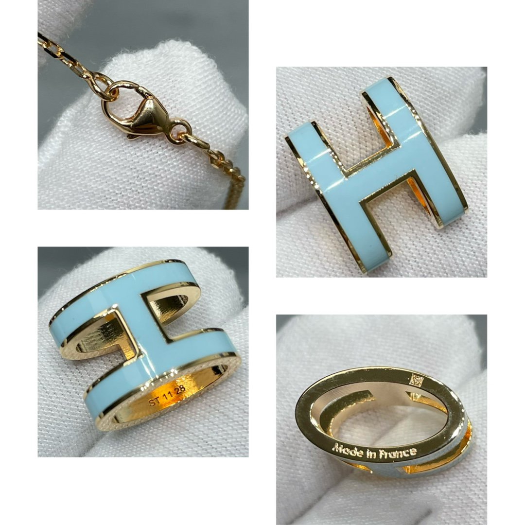 [Riva Jewelry]POP H HALSKEtte HIMMELBLAU