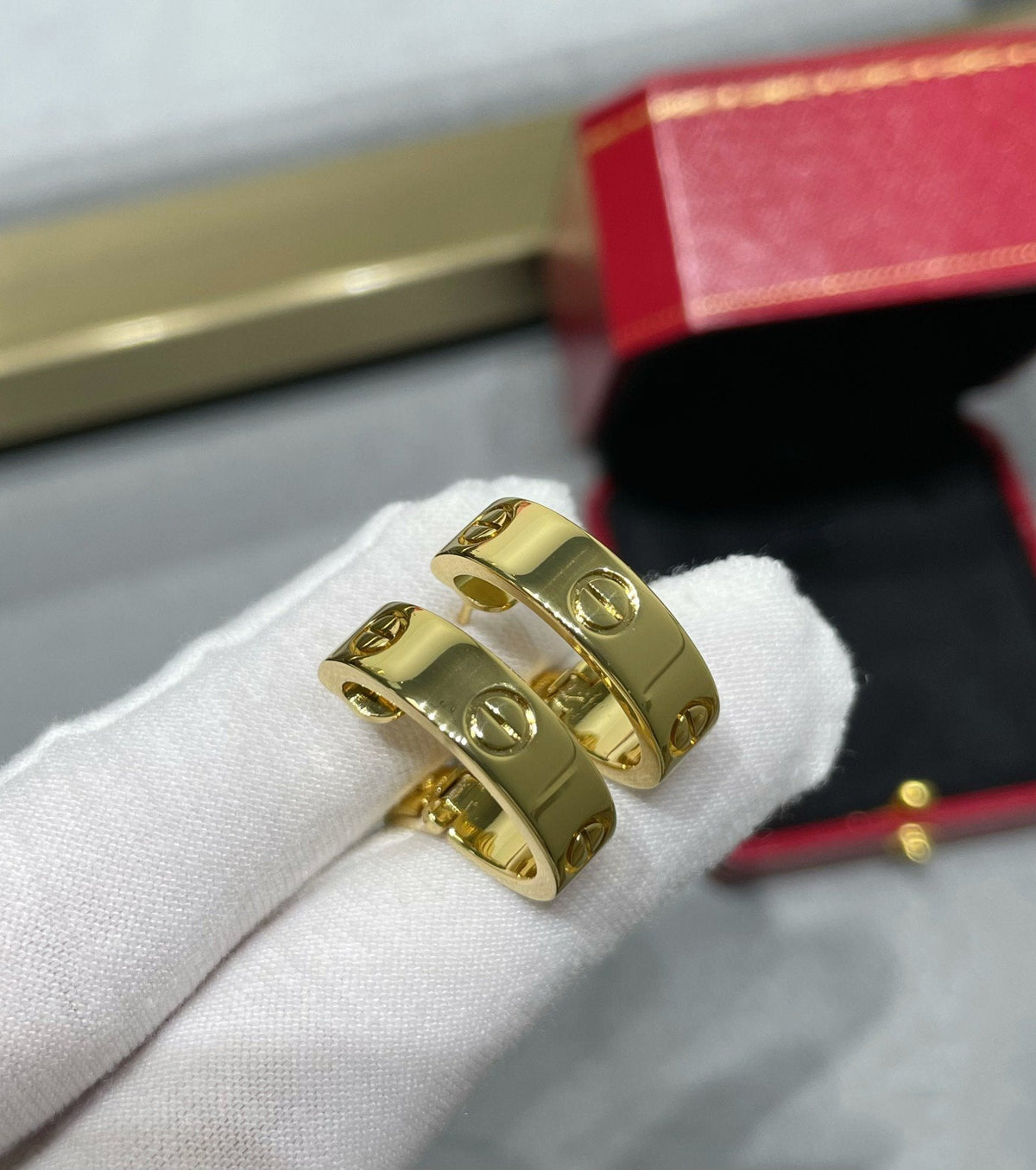 [Riva Jewelry ]LOVE 5.5MM EARRINGS