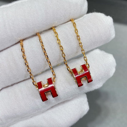 [Riva Jewelry ]MINI POP H NECKLACE