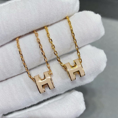 [Riva Jewelry ]MINI POP H NECKLACE
