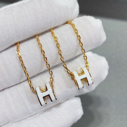 [Riva Jewelry ]MINI POP H NECKLACE