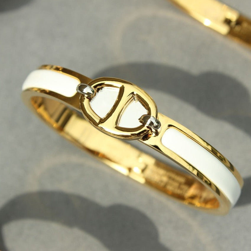 [Riva Jewelry]CLIC CHAINE GOLD BRACELET