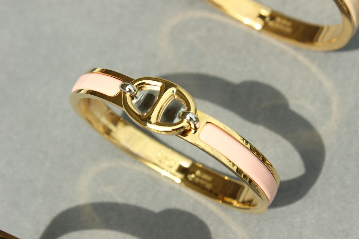 [Riva Jewelry ]CLIC CHAINE GOLD BRACELET