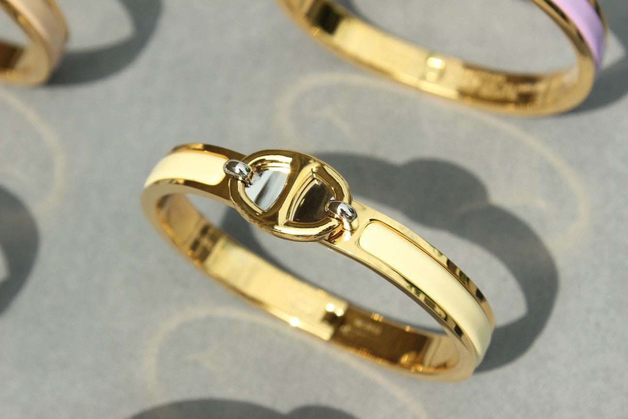 [Riva Jewelry]CLIC CHAINE GOLD BRACELET