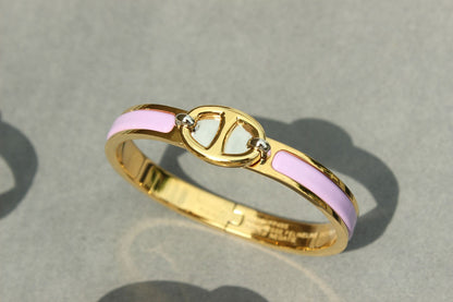 [Riva Jewelry ]CLIC CHAINE GOLD BRACELET