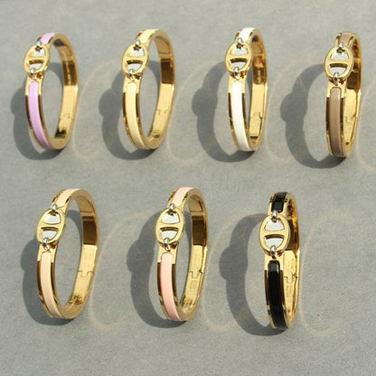 [Riva Jewelry]CLIC CHAINE GOLD BRACELET