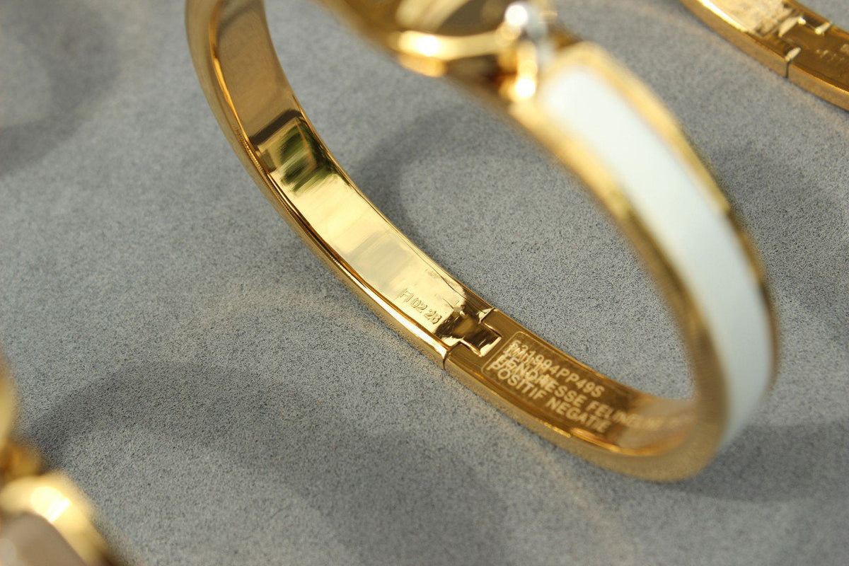 [Riva Jewelry ]CLIC CHAINE GOLD BRACELET