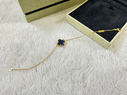 [Riva Jewelry ]CLOVER 1 MOTIF PIETERSITE BRACELET