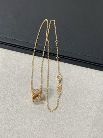[Riva Jewelry]LIENS EVIDENCE DIAMOND PAVED HALSKETTE