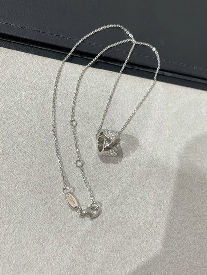[Riva Jewelry]LIENS EVIDENCE DIAMOND PAVED HALSKETTE