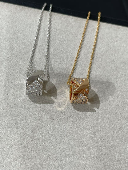 [Riva Jewelry]LIENS EVIDENCE DIAMOND PAVED HALSKETTE