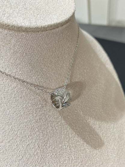 [Riva Jewelry]LIENS EVIDENCE DIAMOND PAVED HALSKETTE