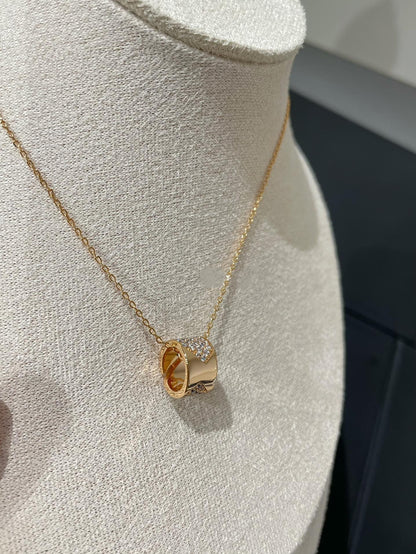 [Riva Jewelry]LIENS EVIDENCE DIAMOND PAVED HALSKETTE