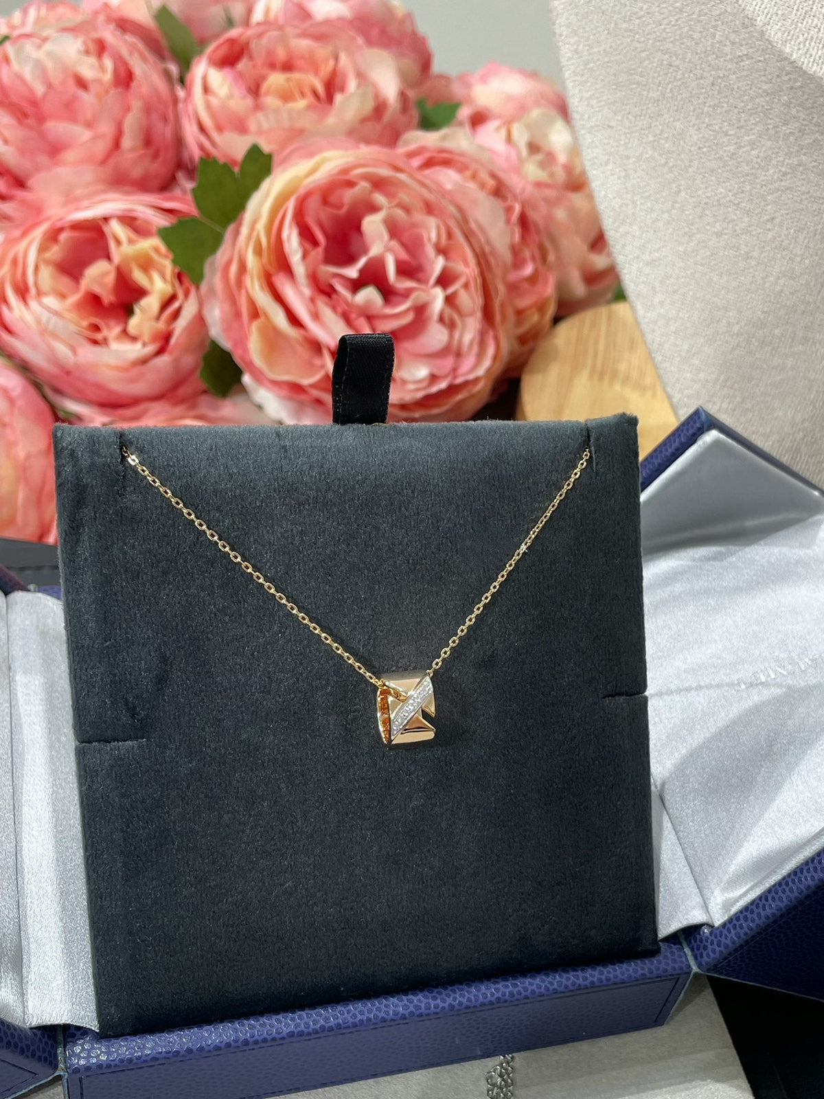 [Riva Jewelry ]LIENS EVIDENCE DIAMOND NECKLACE