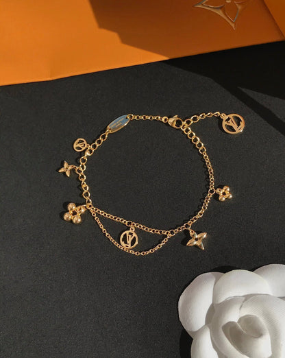 [Riva Jewelry ]BLOOMING PINK GOLD MOP BRACELET