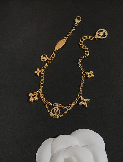 [Riva Jewelry ]BLOOMING PINK GOLD MOP BRACELET