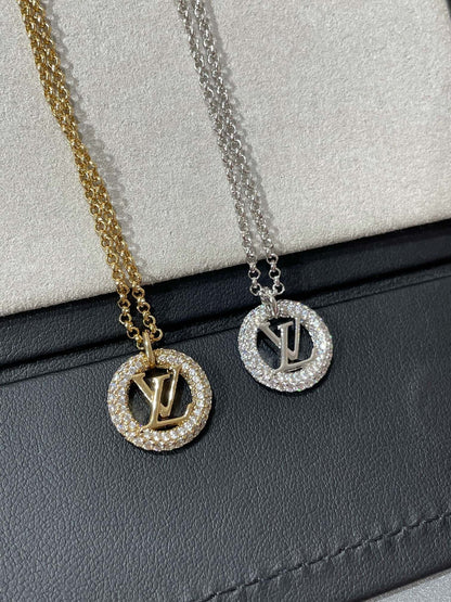 [Riva Jewelry]BY NIGHT DIAMOND PAVED NECKLACE