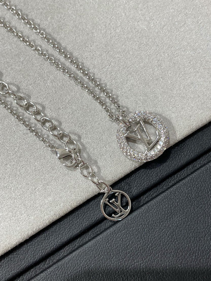 [Riva Jewelry ]BY NIGHT DIAMOND PAVED NECKLACE