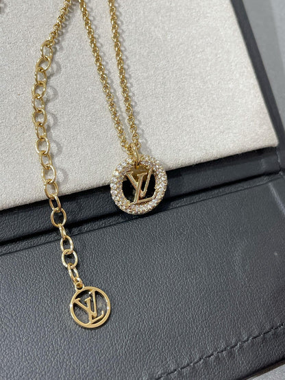 [Riva Jewelry ]BY NIGHT DIAMOND PAVED NECKLACE