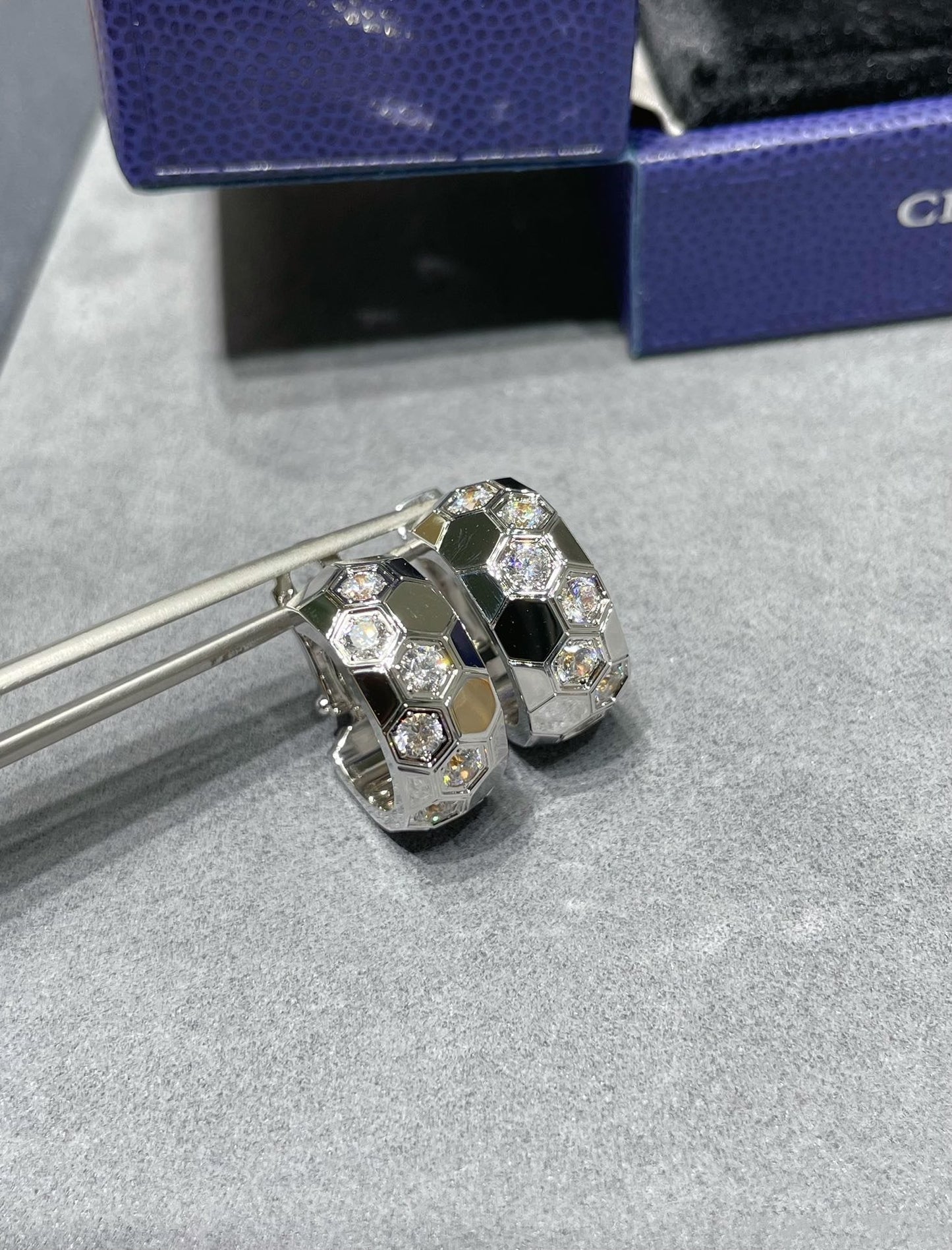 [Riva Jewelry]BEE LOVE DIAMANT KREOLEN