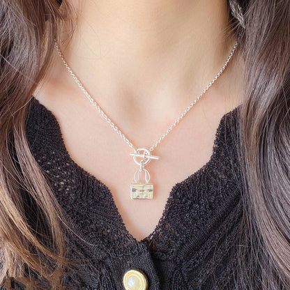 [Riva Jewelry ]CONSTANCE PEDANT SILVER NECKLACE