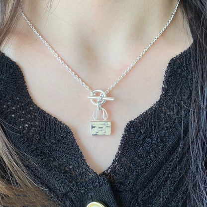 [Riva Jewelry ]CONSTANCE PEDANT SILVER NECKLACE