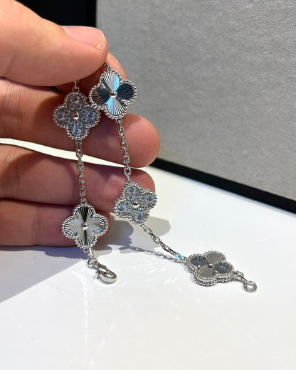 [Riva Schmuck]ARMBAND GLÜCKKLEE 5-MOTIVE - LASER KOLLEKTION
