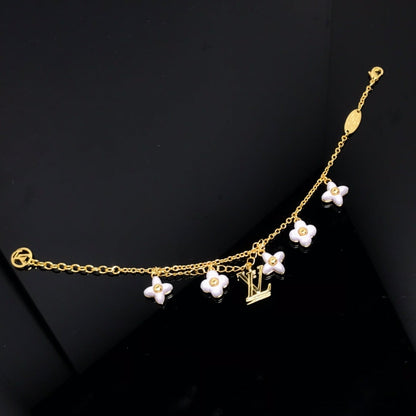 [Riva Schmuck]LOGO 6 MOTIV STERNE UND SONNE GOLDENES ARMBAND