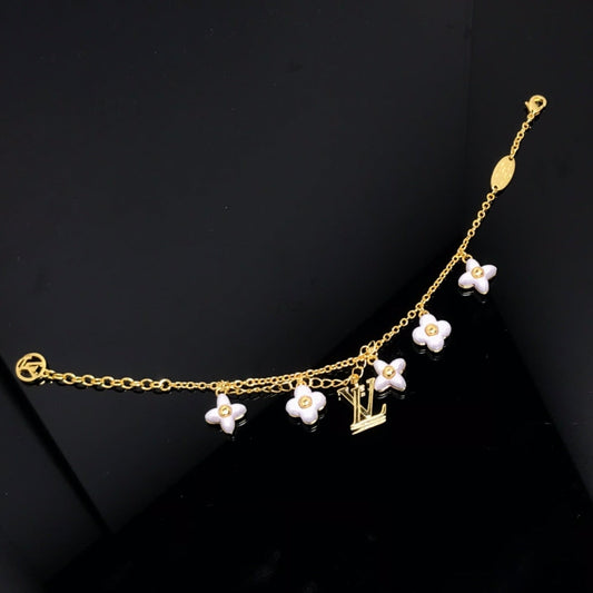 [Riva Schmuck]LOGO 6 MOTIV STERNE UND SONNE GOLDENES ARMBAND