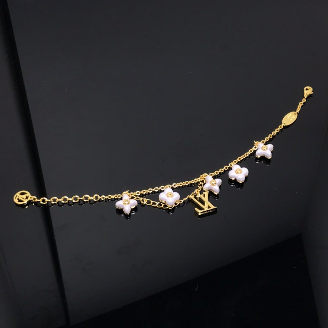[Riva Schmuck]LOGO 6 MOTIV STERNE UND SONNE GOLDENES ARMBAND