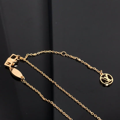 [Riva Jewelry]COLOR BLOSSOM PINK MOP SUN GOLD NECKLACE