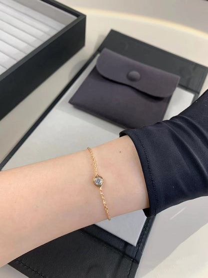 [Riva Jewelry ]DAMOUR DIAMOND LINK BRACELET