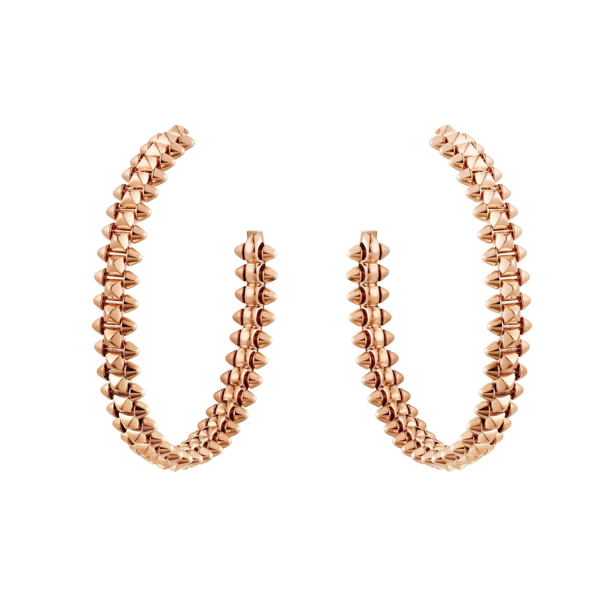 [Riva Jewelry ]CLASH LARGE HOOP EARRINGS