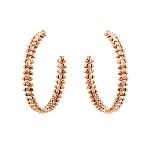 [Riva Jewelry ]CLASH LARGE HOOP EARRINGS