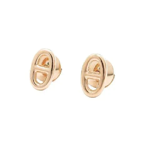 [Riva Jewelry ]CHAINE SMALL EARRINGS GOLD AND SILVER