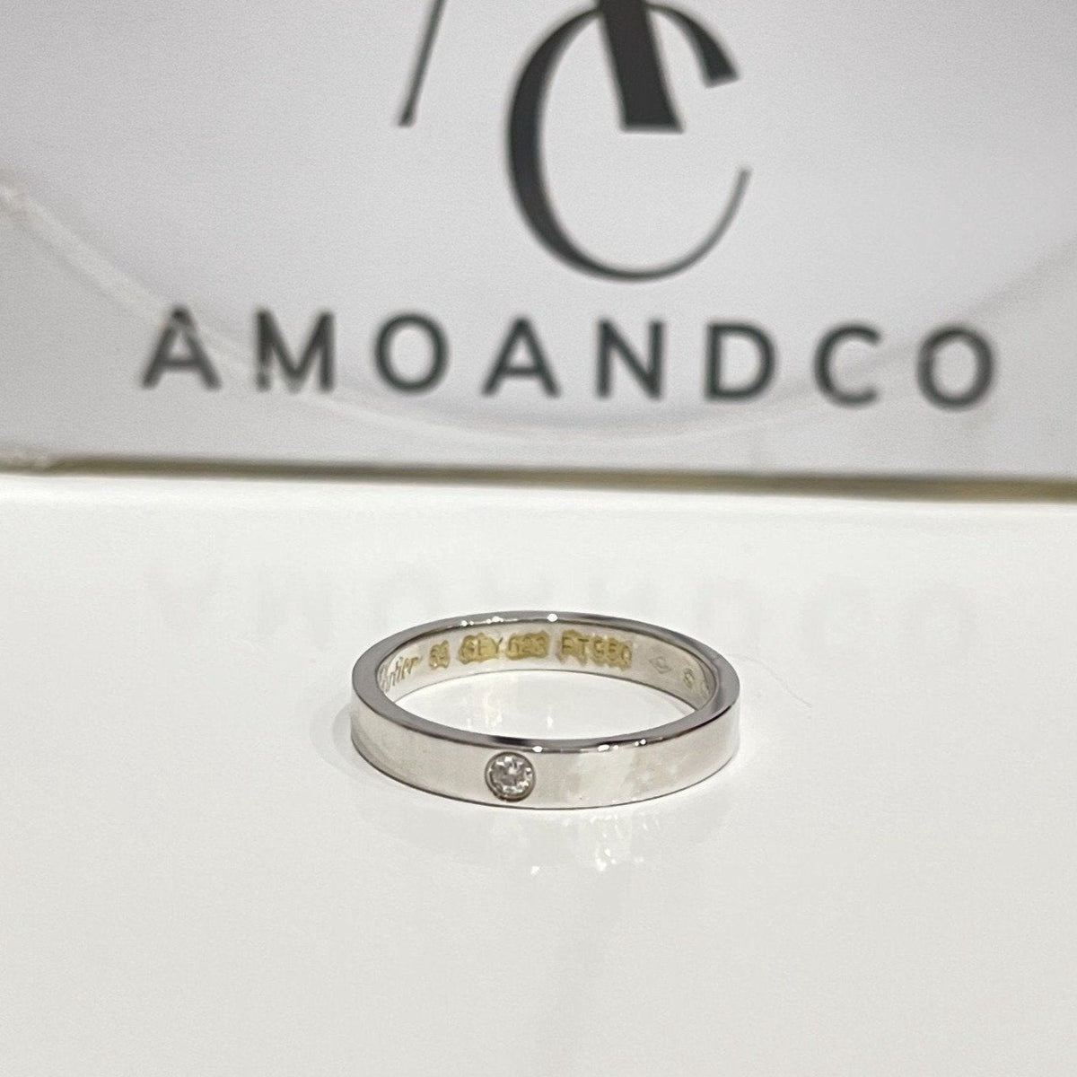 [Riva Jewelry ]LOVE RING 4MM 1 DIAMOND