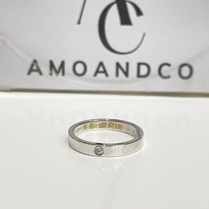 [Riva Jewelry ]LOVE RING 4MM 1 DIAMOND
