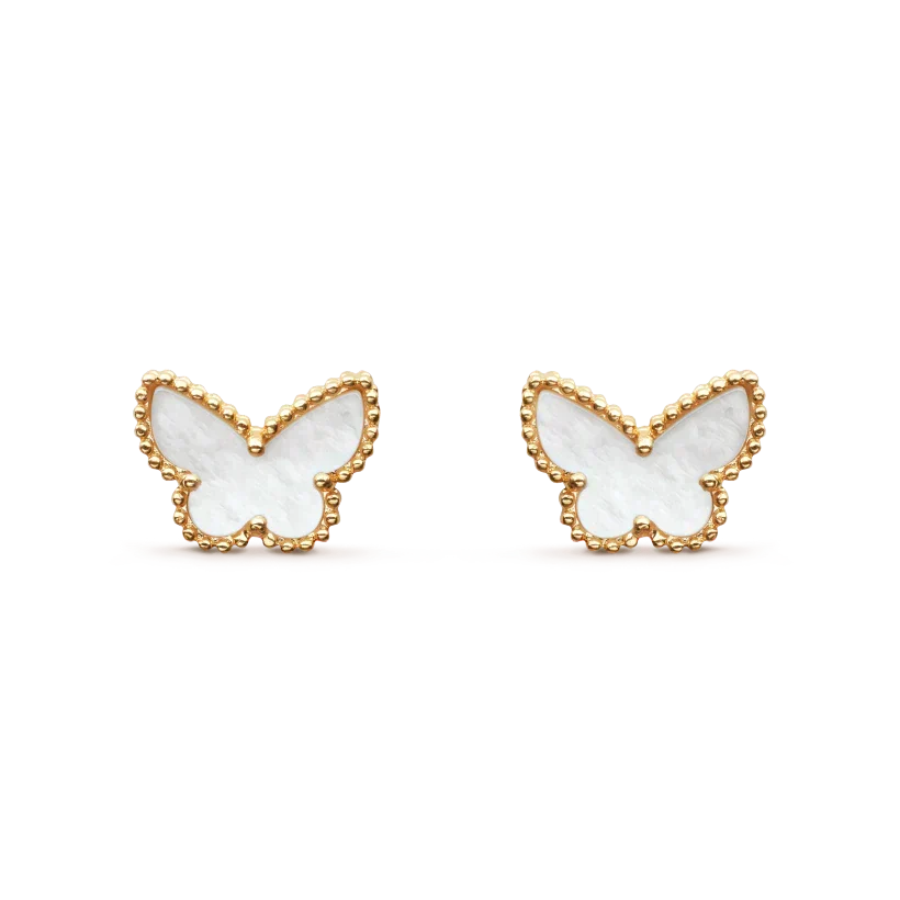 [Riva Jewelry ]SWEET BUTTERFLY MOP EARSTUDS