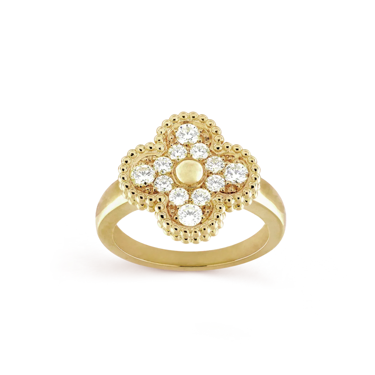[Riva Jewelry ]CLOVER DIAMOND RING