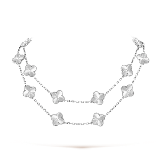 [Riva Jewelry ]CLOVER 20 MOTIFS  LASER SILVER