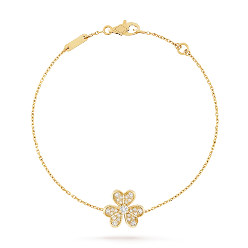[Riva Jewelry]LUMINOUS BLOSSOM CHARM-ARMBAND MIT EINZELNEM MOTIV