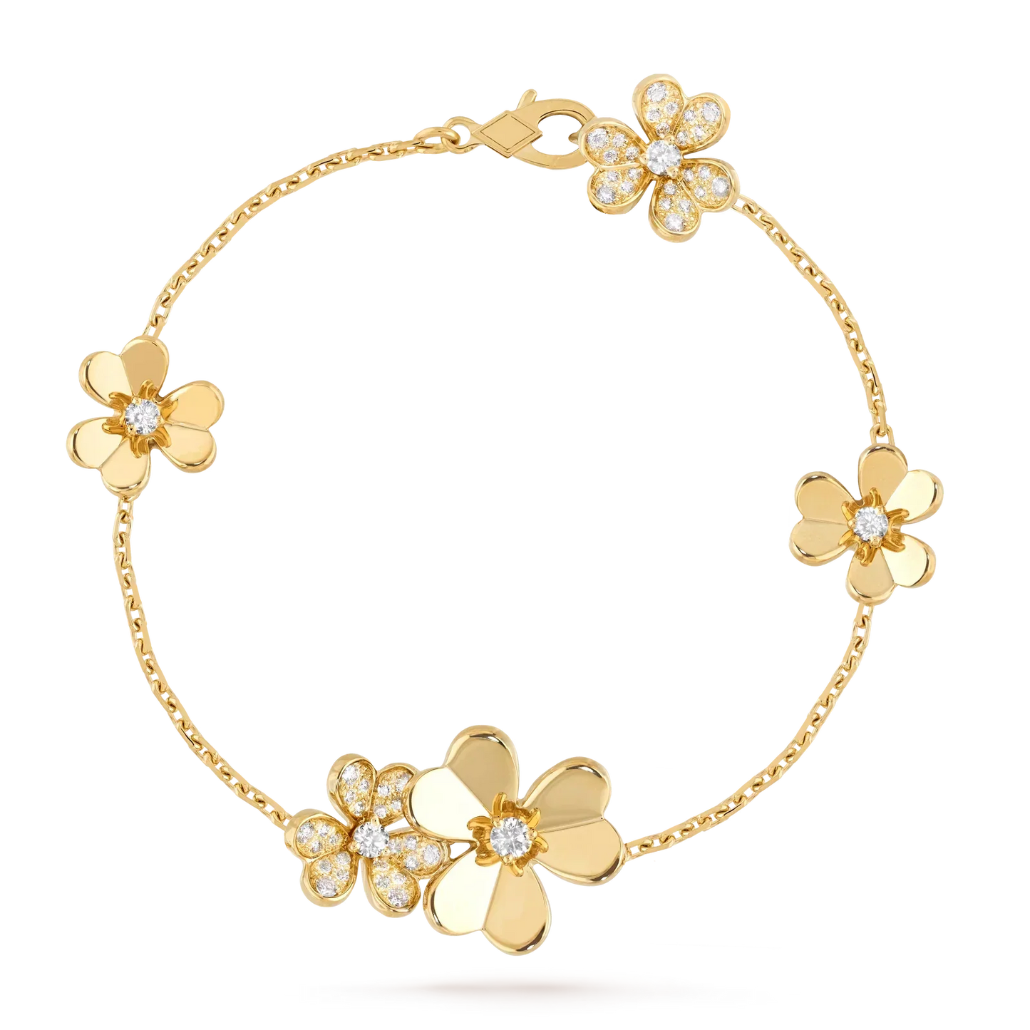 [Riva Jewelry]LUMINOUS BLOSSOM 5-MOTIV-ANHÄNGERARMBAND